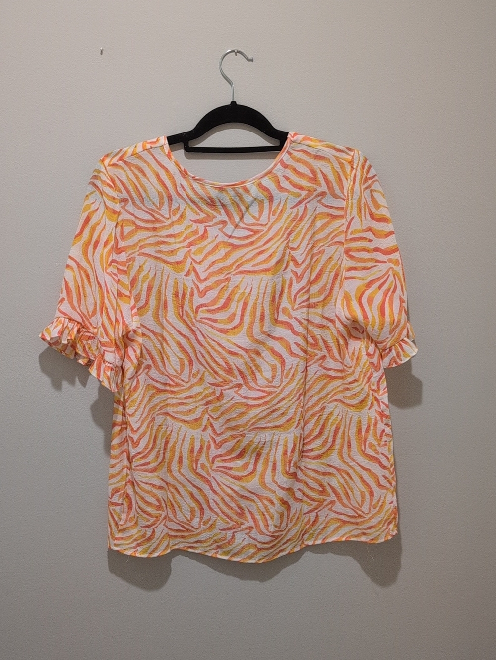 Nanette Lepore Printed Button-Front Blouse - Picture 4 of 4